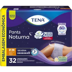 Roupa Íntima Tena Pants Noturna P/M 32 unidades
