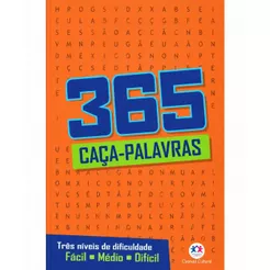 365 Caça Palavras Laranja com 3 níveis de dificuldade