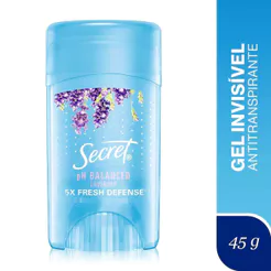 Desodorante Stick em Gel Secret Lavanda 48h 45g