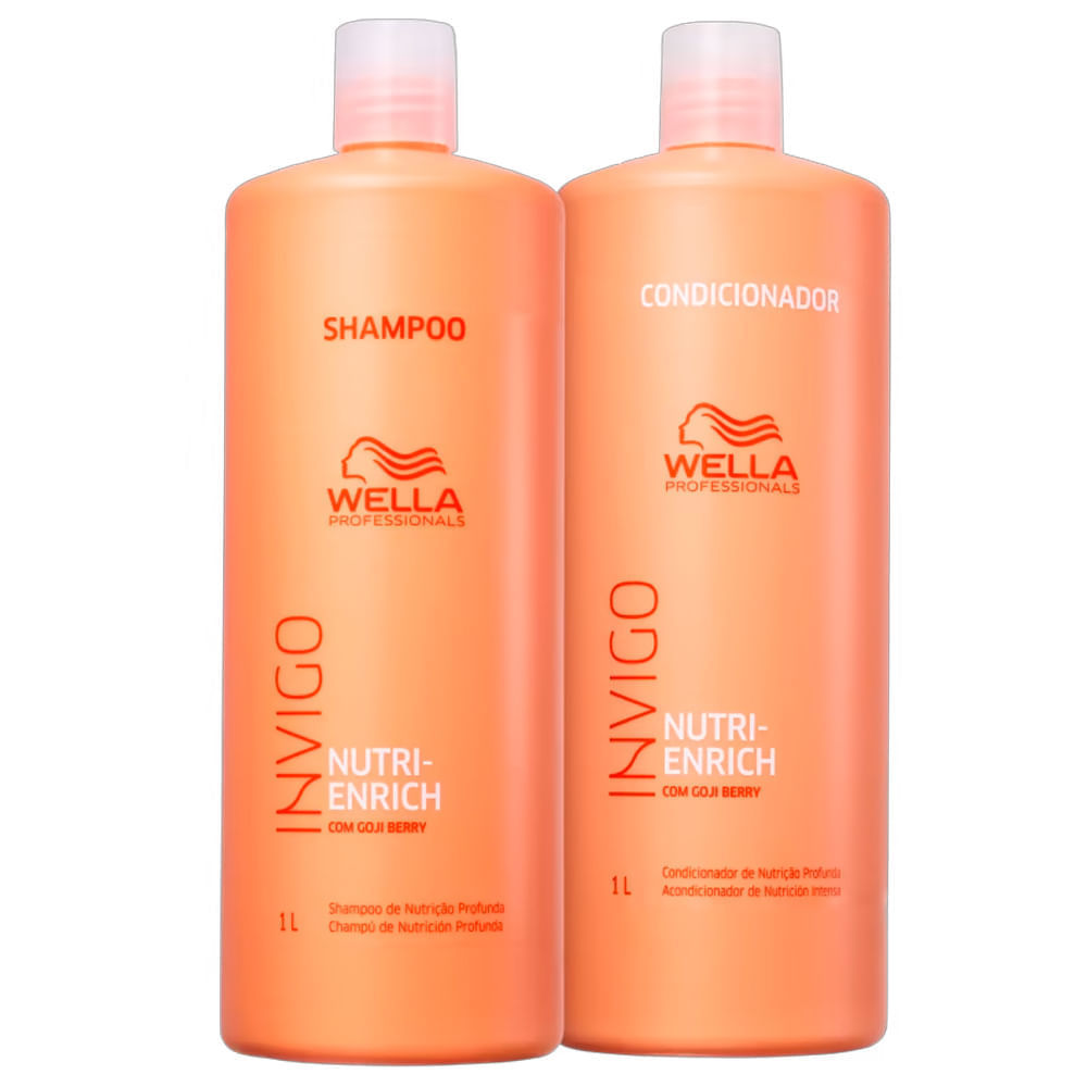 Kit Shampoo e Condicionador Wella Invigo Nutri Enrich 1L