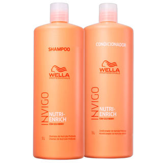 Kit Shampoo e Condicionador Wella Invigo Nutri Enrich 1L