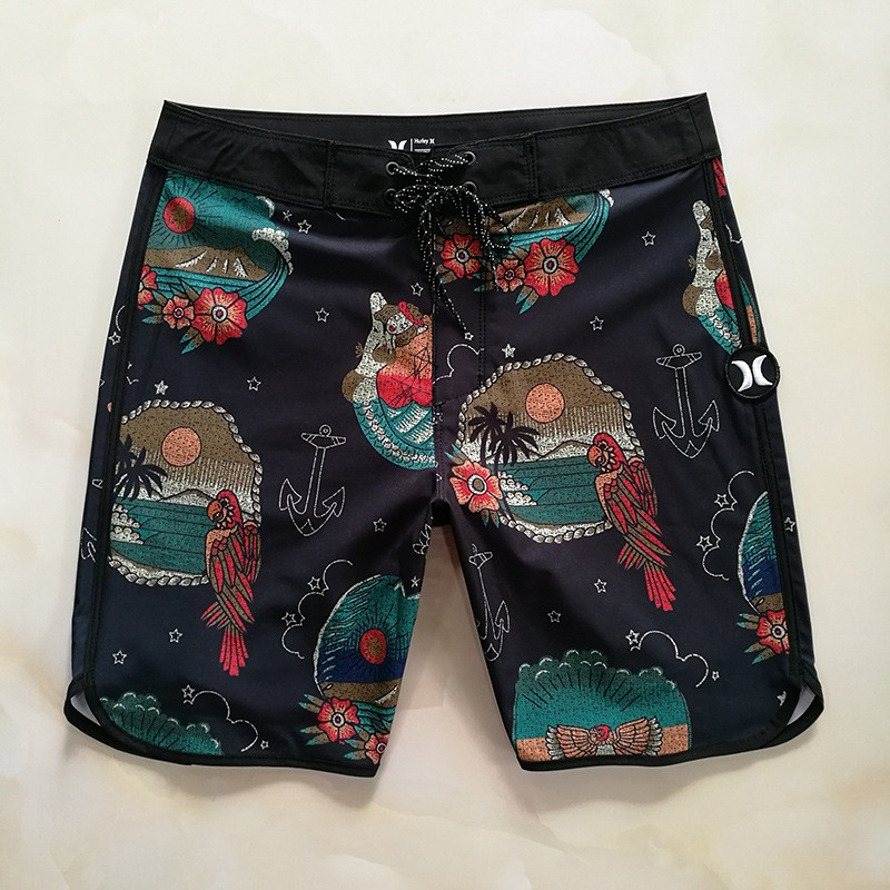 Shorts De Praia Masculinos De Alta Qualidade Com Elasticidade De 4 Vias À Prova D'água Bermudas Calças De Secagem Rápida