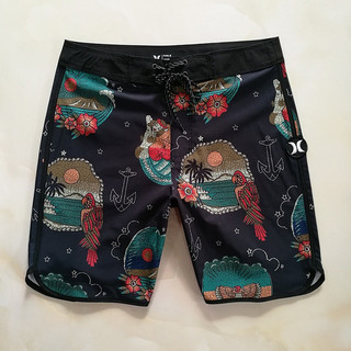 Shorts De Praia Masculinos De Alta Qualidade Com Elasticidade De 4 Vias À Prova D'água Bermudas Calças De Secagem Rápida