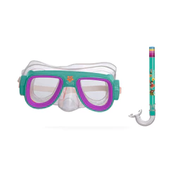 Máscara De Mergulho E Snorkel Infantil Moana Etitoys