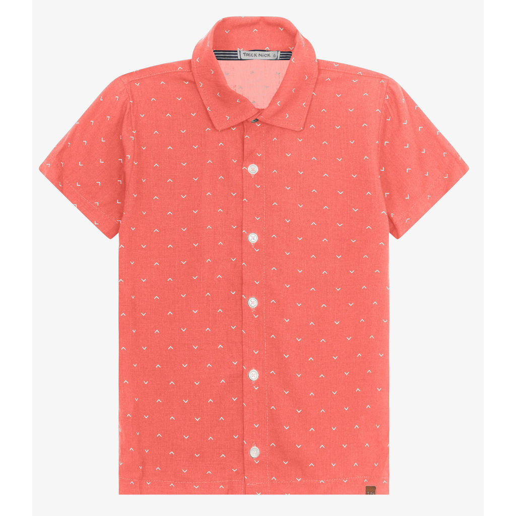 Camisa Infantil Menino Trick Nick Rosa