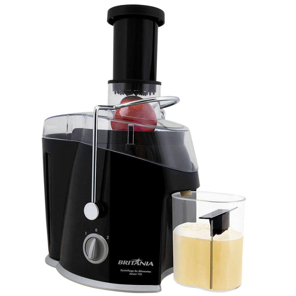 Centrífuga de Alimentos Britânia Juicer 700 400W — oferta na Shopee