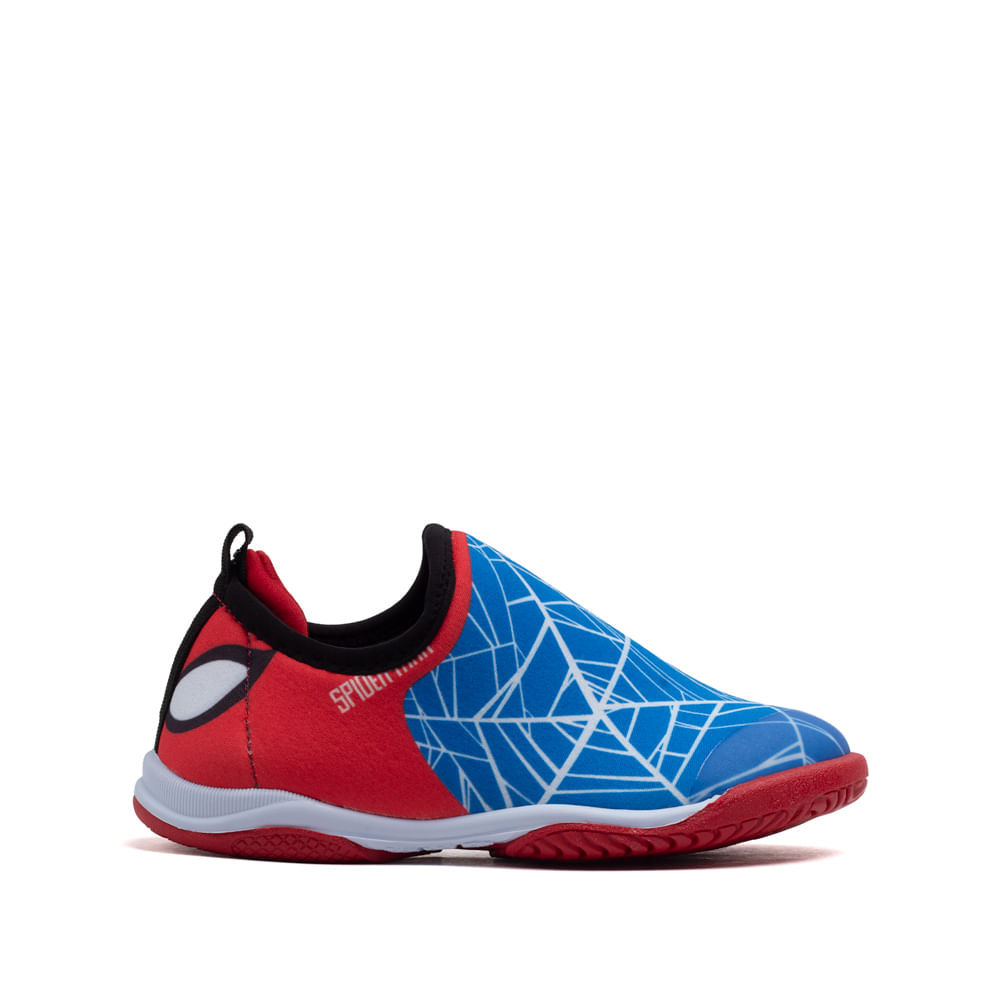 Tênis Infantil Dray Marvel Homem Aranha Azul/vermelho