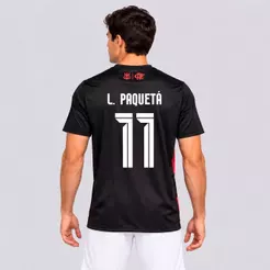 Camisa Flamengo Torcer Preta 11 L. Paquetá