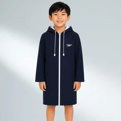 Roupão De Natação Infantil New Malta Speedo - DARK BLUE