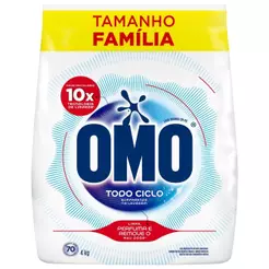Lava-Roupas em Pó Omo Todo Ciclo Caixa 4kg