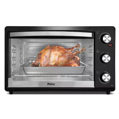 Forno Elétrico Philco 44L Preto Dupla Resistência PFE44P
