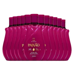 kit Loção Hidratante Paixão Flor De Baunilha 200ml - 12 Unidades