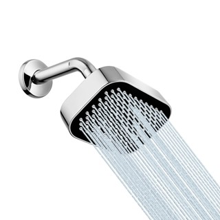 Heemli ABS Cromado Ducha de Teto - Grande área de água, 360°, pressurização, resistente, 15x10cm, fixo, eleve seu banho em Oferta na Shopee