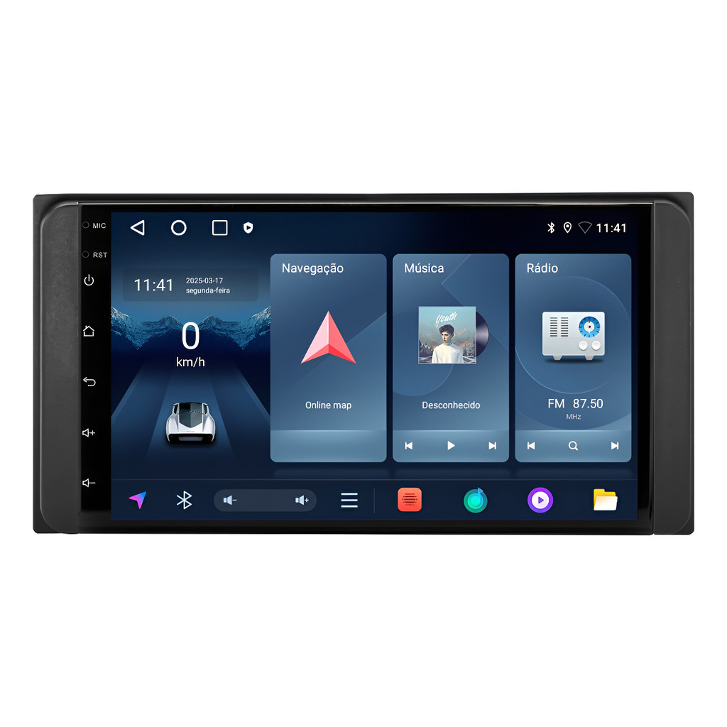 Multimidia Toyota Corolla Fielder Android 15 Carplay 64gb 7p