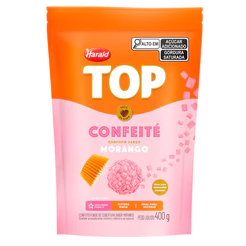 Granulado Rosa Top Confeité Morango 400g HARALD