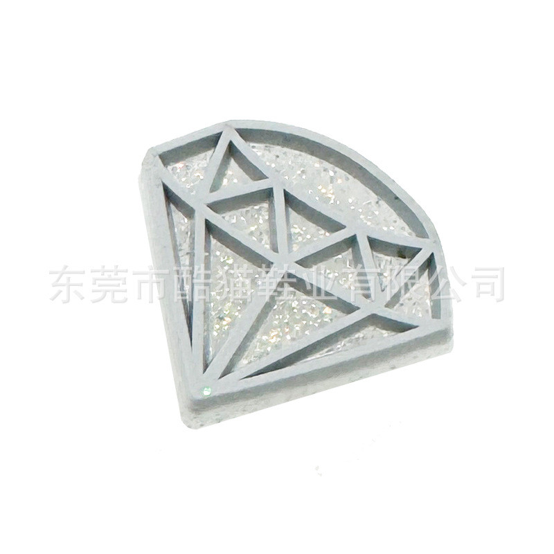 24 novo estilo sandálias acessórios sapatos decoração diy estilo brilhante acessórios amor coração