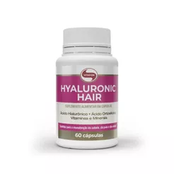 Hyaluronic Hair - 60 Cápsulas de 500mg - Vitafor