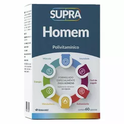 Supra Homem Polivitamínico - 60 Cápsulas - Herbamed