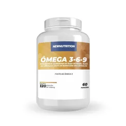 Ômega 3 6 9 - 120 Cápsulas - NewNutrition