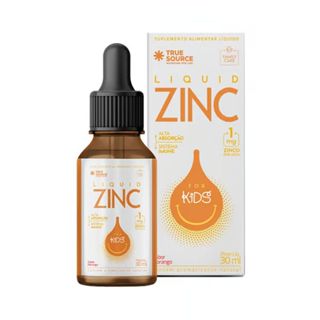 Liquid Zinc For Kids - 30ml Morango - True Source em Oferta na Shopee