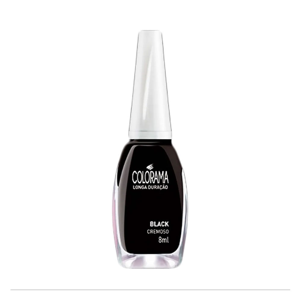 Esmalte Colorama Cremoso Black em Oferta na Shopee