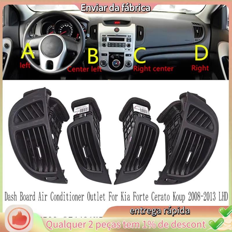 4 Pçs Frente Do Carro Traço Placa De Ar Condicionado Saída A/C Aberturas Para Forte Cerato Koup 2008-2013 LHD 974301X500