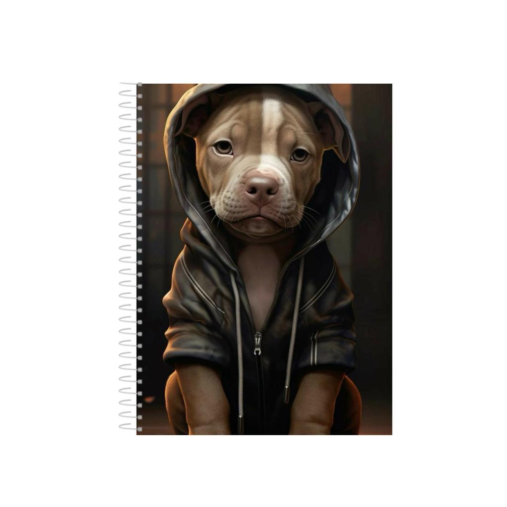 Caderno Pit Bull Terrier 1 ou 10 Matérias