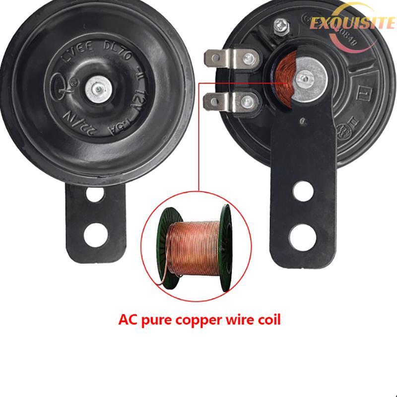 [EL] 12 48 60 72V Motocicleta Buzina Elétrica Carro Alto Apito-Falante Motor Bike Dirt Pit Scooter Acessórios Novo