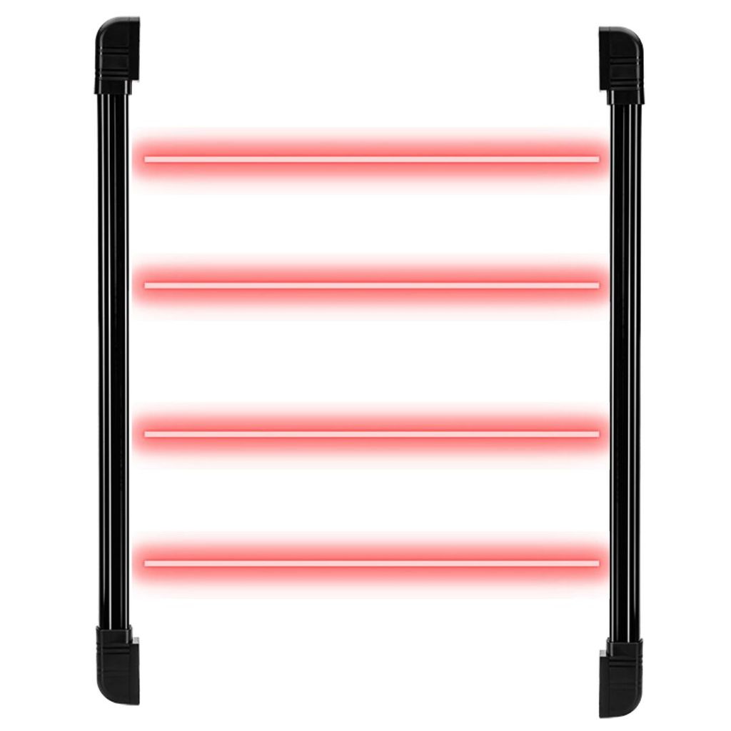 Sensor Barreira Tipo Cerca 4 Feixes 100 Metros IVA 7100 QUAD BLACK Intelbras
