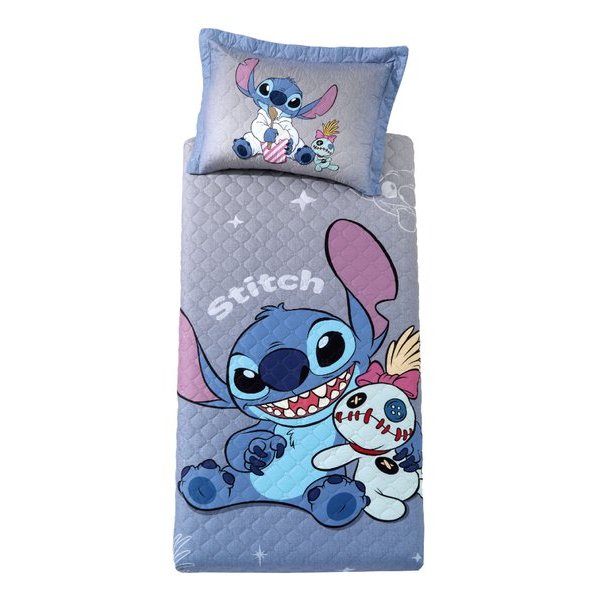 Jogo Cobre Leito Infantil Stitch Relax Solteiro 100% Poliéster