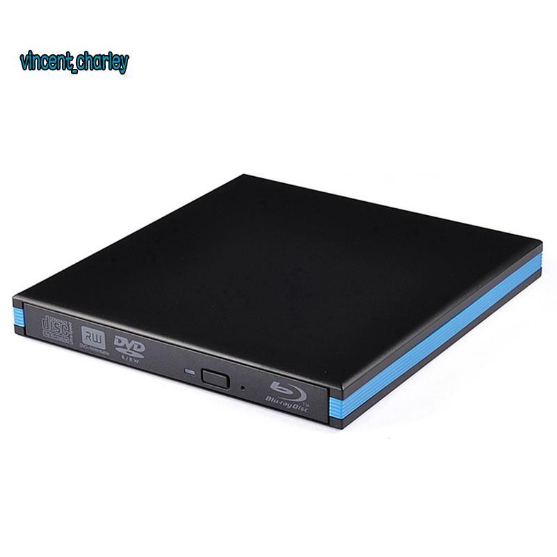 Blu-Ray Burner Player USB 3.0 CD DVD Leitor Externo De Gravador De Unidade Bluray Para PC Laptop Desktop