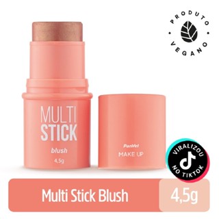 Blush Multi Stick Coral Panvel Make Up em Oferta na Shopee