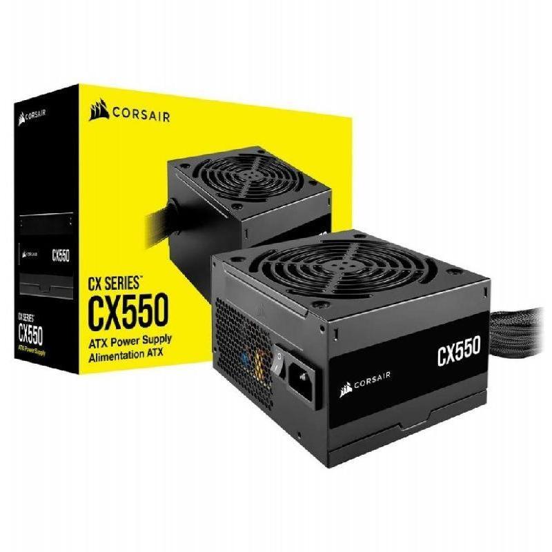 Fonte Atx Corsair 550W 80 Plus Bronze Preto Series Cx550 Cp-9020277-Br