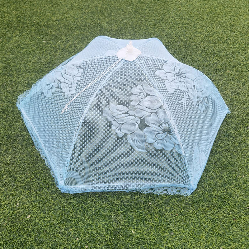 Flor escura tipo guarda-chuva capa de prato tipo psiquiatra capa de prato gaze capa de guarda-chuva de prato