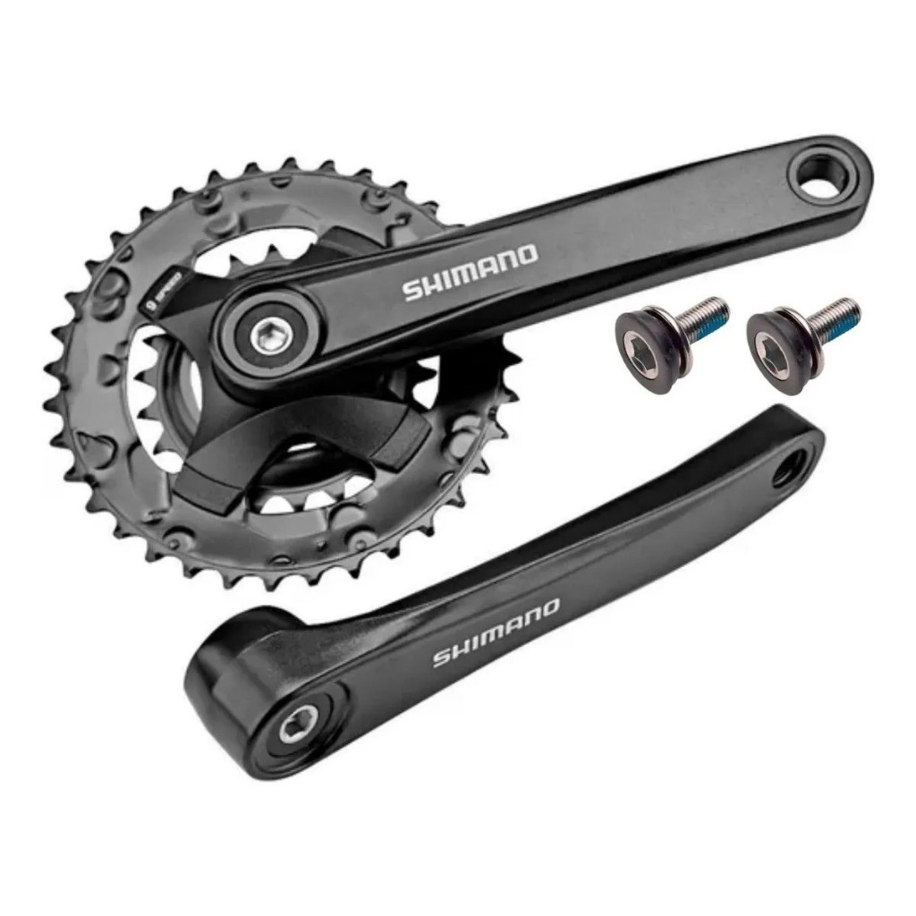 PEDIVELA SHIMANO ALTUS FC-MT101 36/22D 175MM 9V PRETO