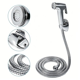 Ducha Higiênica Banheiro Chuveirinho Inox Cobre Com Mangueira Conjunto de 3 Peças