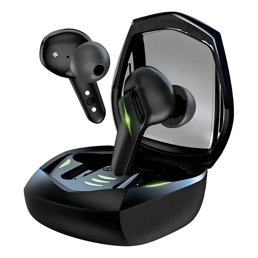 Fone In-ear Gamer Kaidi KD-776 Preto Bluetooth 5.3 TWS Com Microfone
