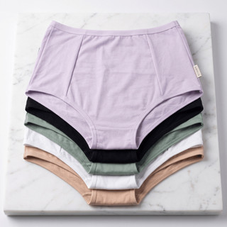 Kit Calcinha Gestante Pós-Parto Cintura Alta Hot Pants Plus Size Básica Tangão Segura Barriga