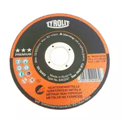 Disco De Corte Aluminio 4.1/2" Premium 115 X 1,0 X 22,23 Tyrolit 840247