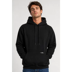 Blusa Moletom Canguru Confortável Polo Wear Preto