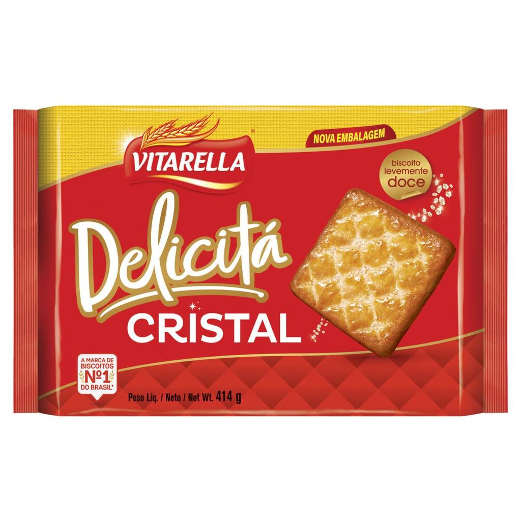 Biscoito Vitarella Delicitá Doce Cristal 414g