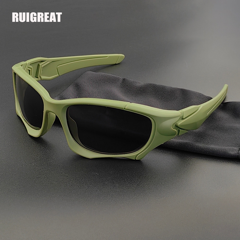 Óculos de Sol com Lentes Polarizadas e Camuflagem Militar para Esportes ao Ar Livre, Corrida, Pesca, Ciclismo e Condução