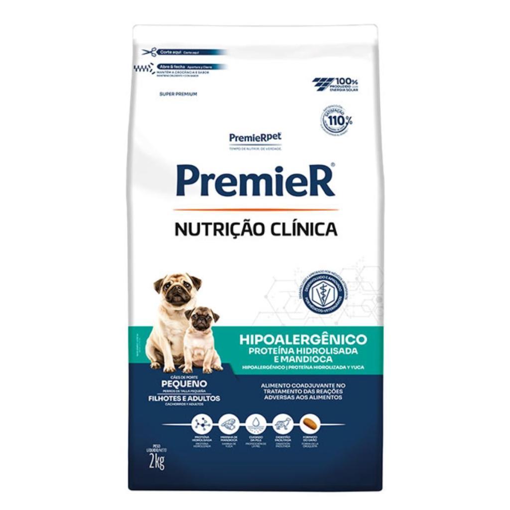 Ração Premier Hipoalergênica Cães Proteína e Mandioca 2 Kg