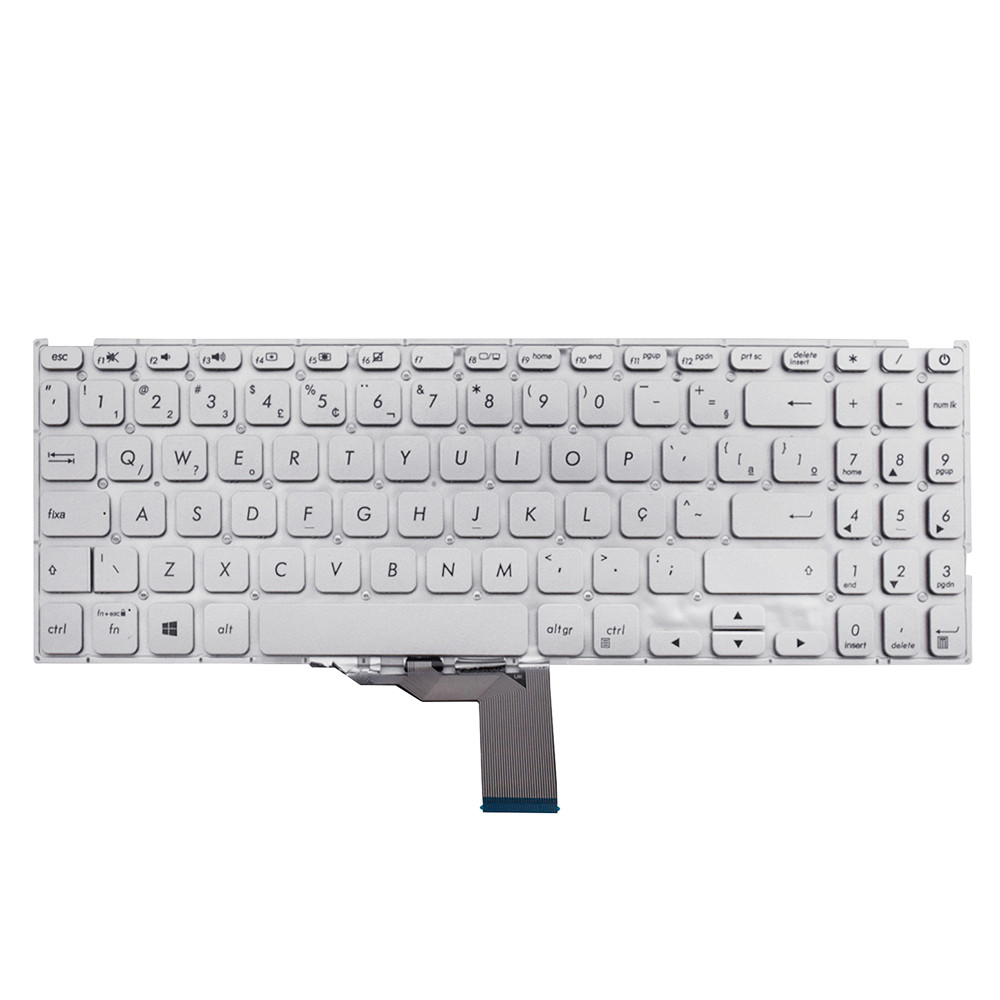Teclado para Notebook Asus Vivobook X512F Sem Moldura