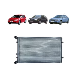 RADIADOR GOLF A3 1.6 1.8 BORA 2.0 MANUAL COM E SEM AR 1999 2000 01 02 03 04 05 2006 2007