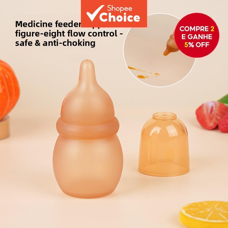  60ml Frasco de Silicone Multifuncional para Recém-Nascidos | para Leite Materno, Fórmula & Papinhas | Prático para