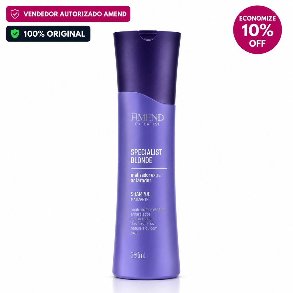 Shampoo Matizador Amend Expertise Specialist Blonde 250ml