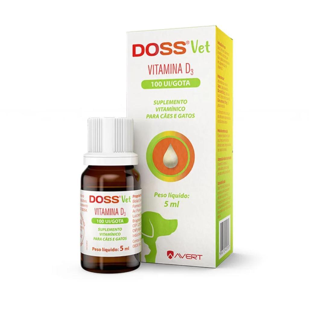 Doss Vet Suplemento Vitamínico Gotas Cães Gatos 5ml Avert