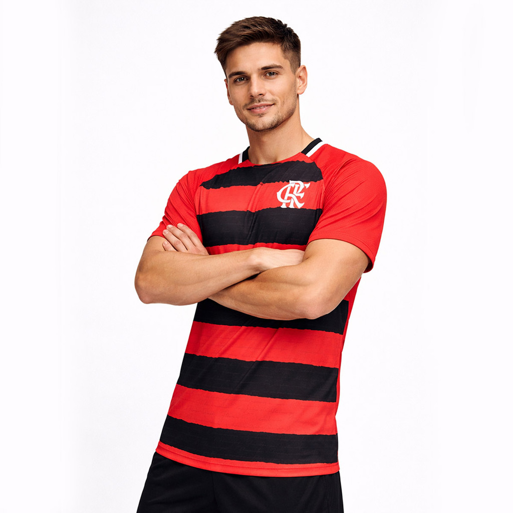 Camisa Flamengo Manto Vermelha 27 B. Henrique · foto 2