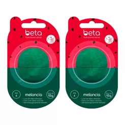 Kit 2 Hidratante Labial Beta Melancia FPS 6 9,5g
